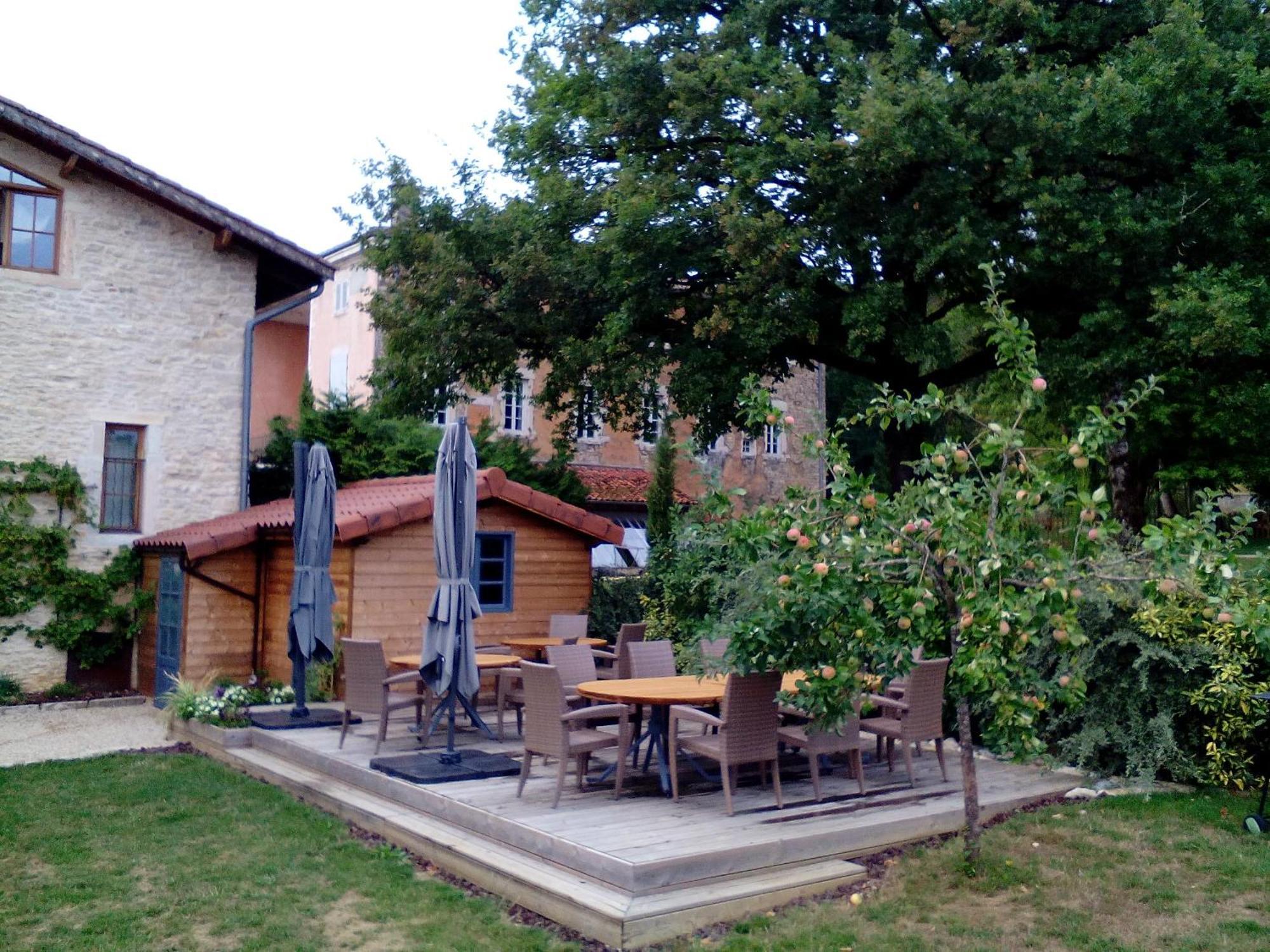 Gites Les Maisons Rouges Jasseron Exteriér fotografie